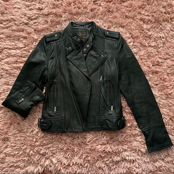 leather jacket ben sherman